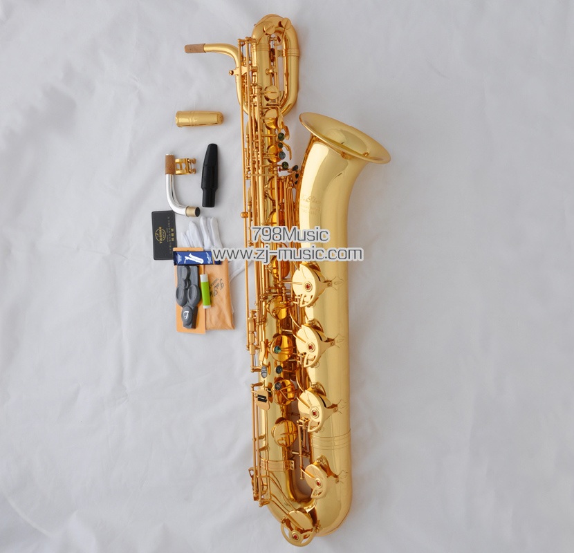 Eb Baritone Saxophone-Lacquer Gold-798-SBLG