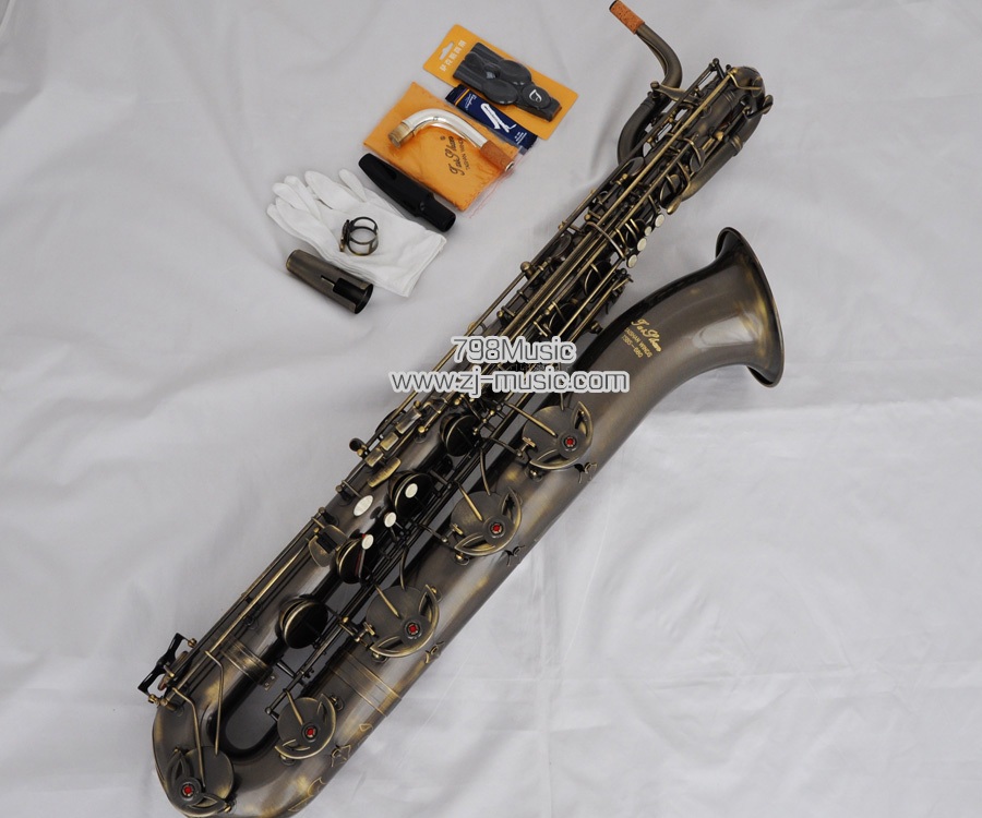 Eb Baritone Saxophone-Green Antique-798-SBGA