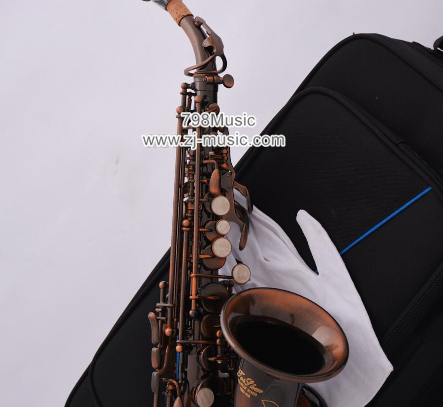 Bb Soprano Saxophone Red Antique-Pearl Shell