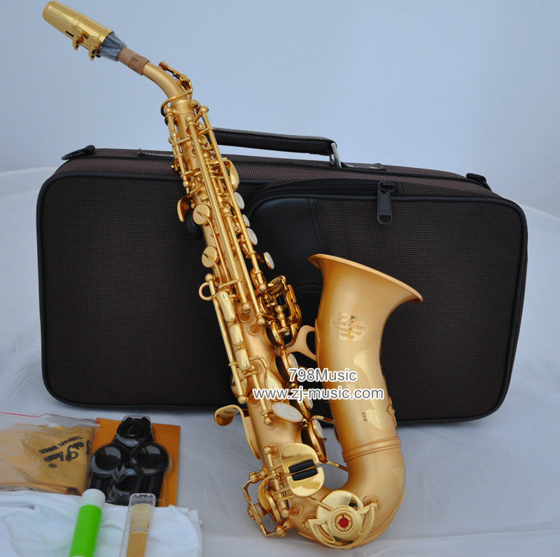 Bb Soprano Saxophone Satin Gold-Pearl Shell