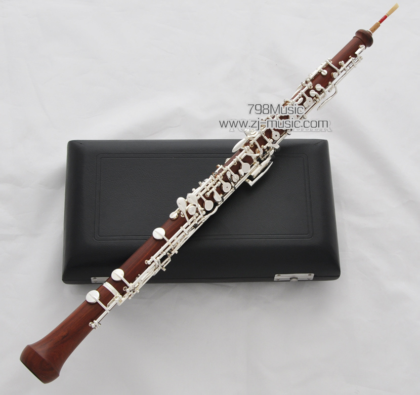 Rose Wood Oboe-Silver Plated Keys-798-O-RS