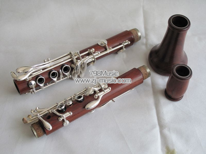 Bb Clarinet Rose Wood Silver Plated 18 Keys-798-CBRS