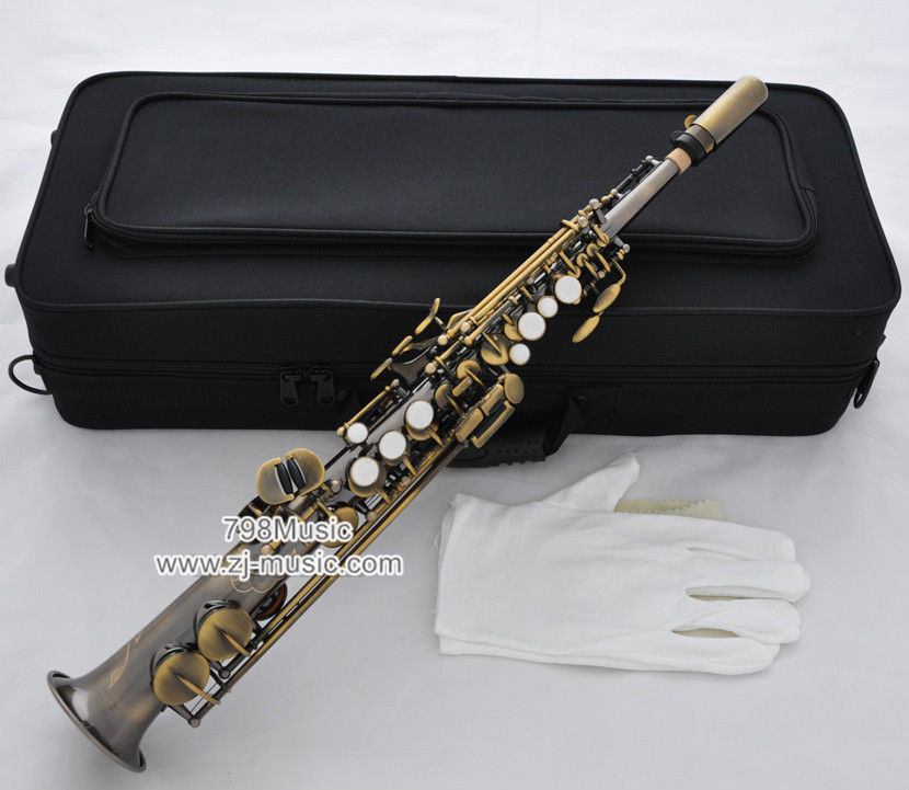 Eb Sopranino Saxophone Antique Brass-Pearl Shell