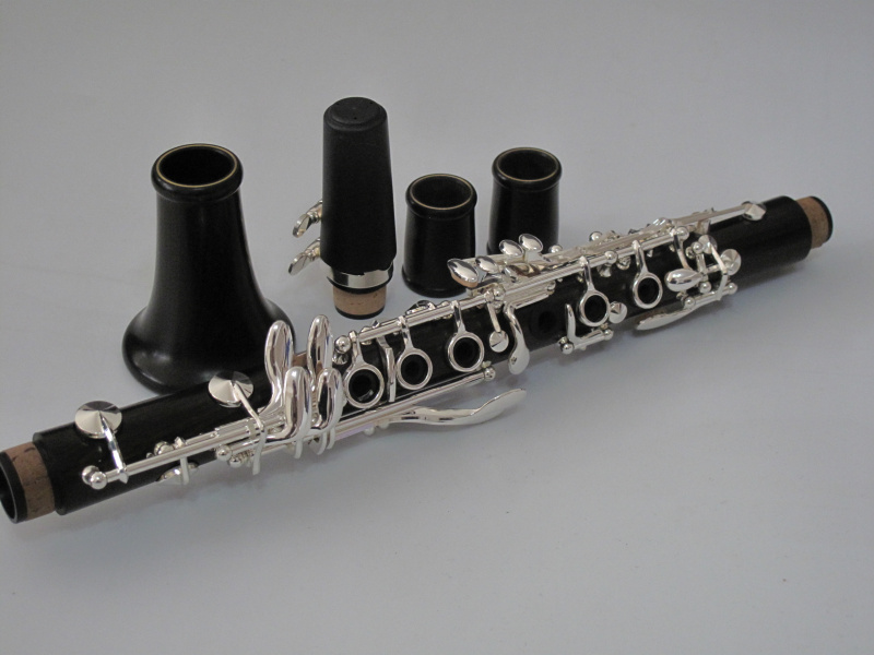Eb Clarinet Grenadilla Body and Silver Plated Keys-798-CEG