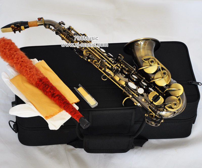Bb Soprano Saxophone Antique-Pearl Shell-Curved