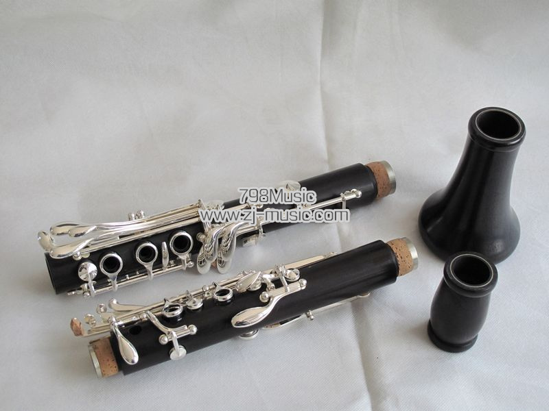 Bb Clarinet Grenadilla Silver Plated 18 Keys-798-CBGS